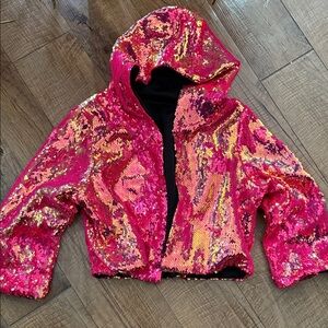 Sequin Jacket - Pink